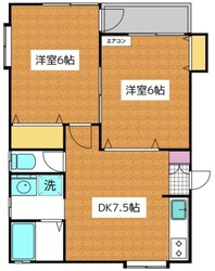 カーサTIKI鬼越の物件間取画像